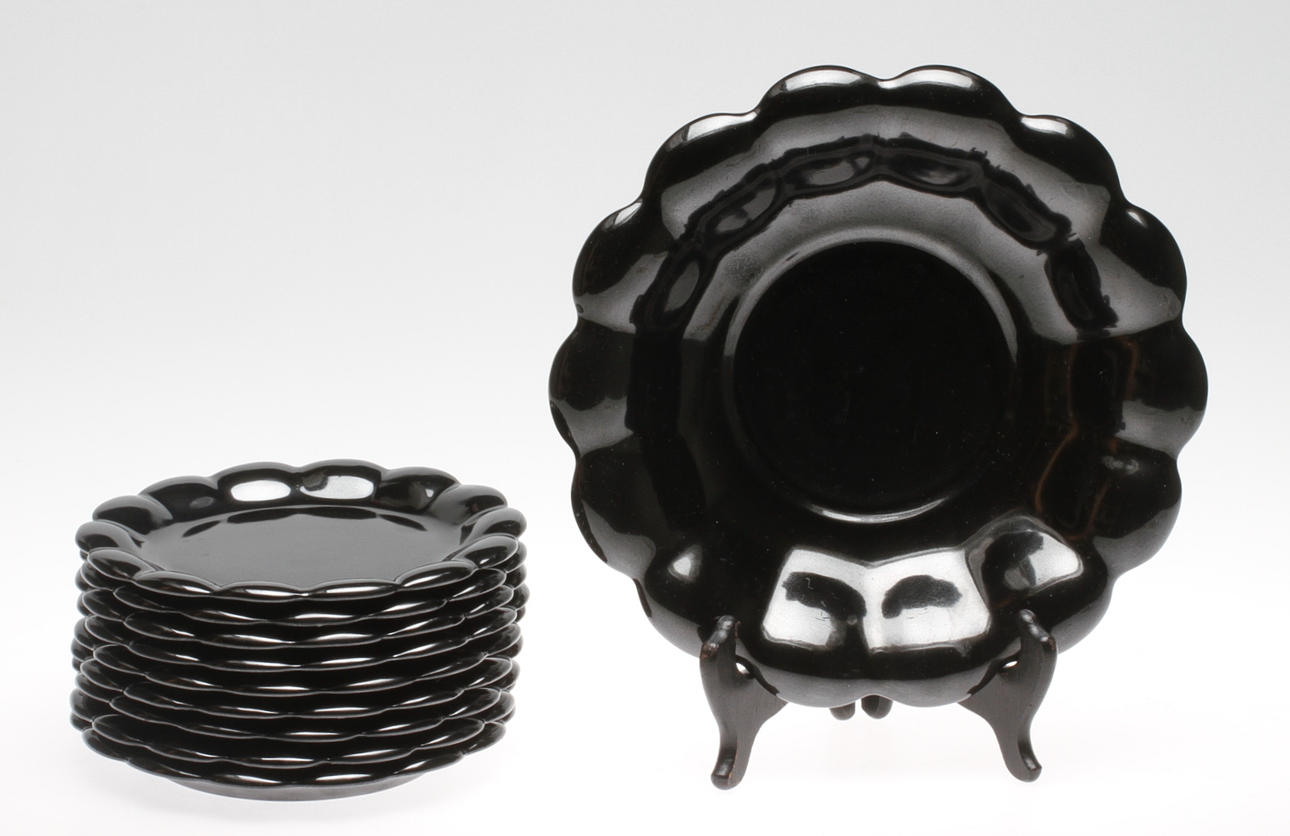 FRUKTSERVIS, 10 delar, keramik. Gefle. 1900-tal.