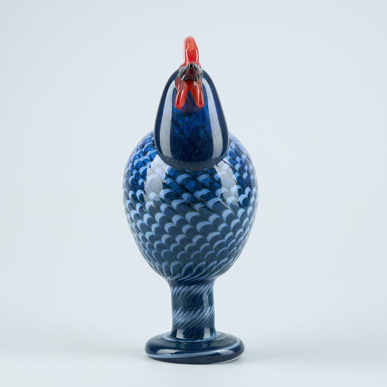 OIVA TOIKKA. GLASS BIRD. “Kukko - Rooster”. Signed Oiva Toikka
