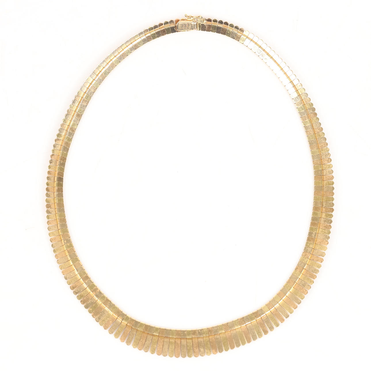 HALSKÆDE, 18 K guld/roséguld.