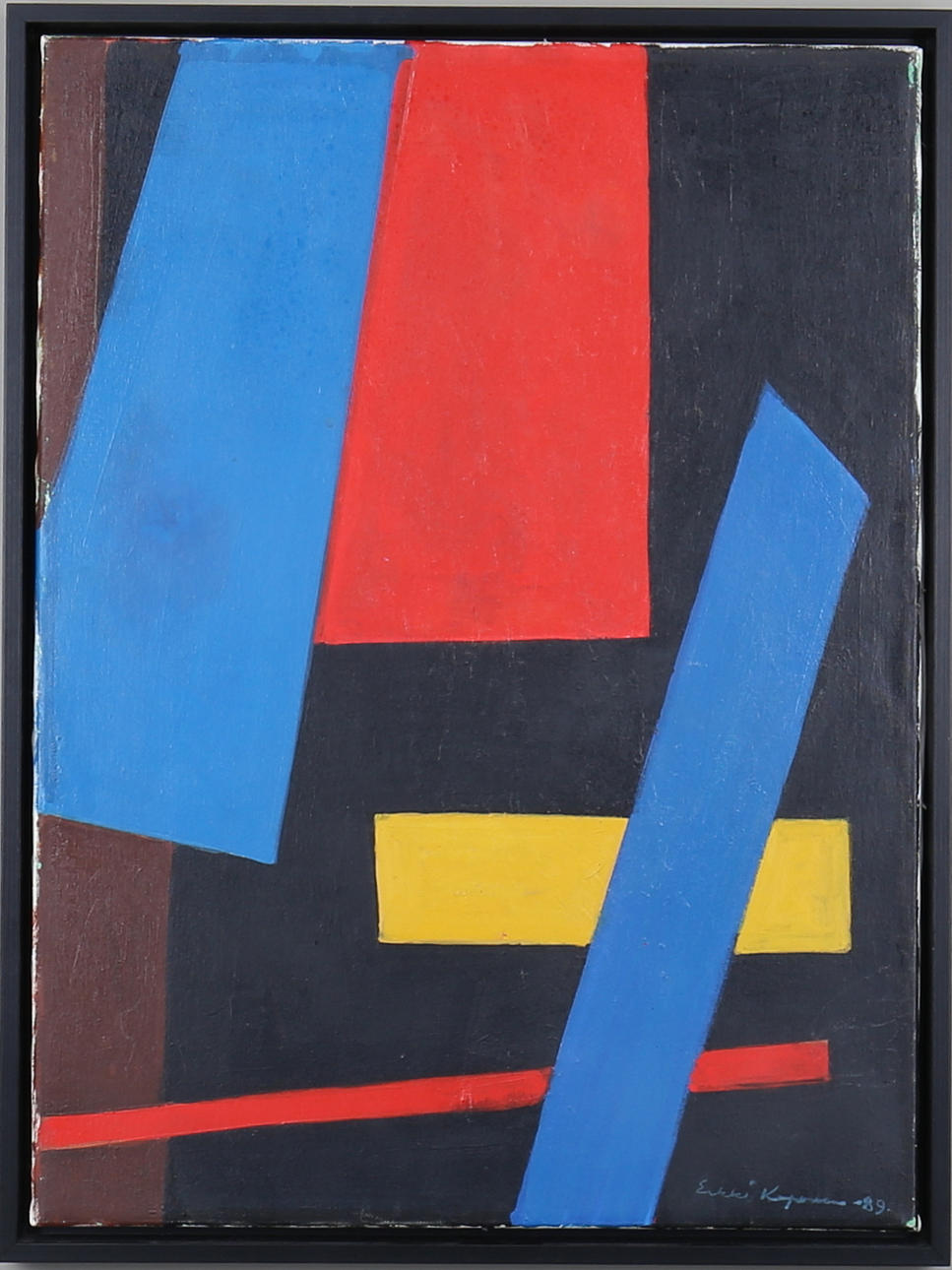 ERKKI KOPONEN. Olja på duk, signerad, Finland.