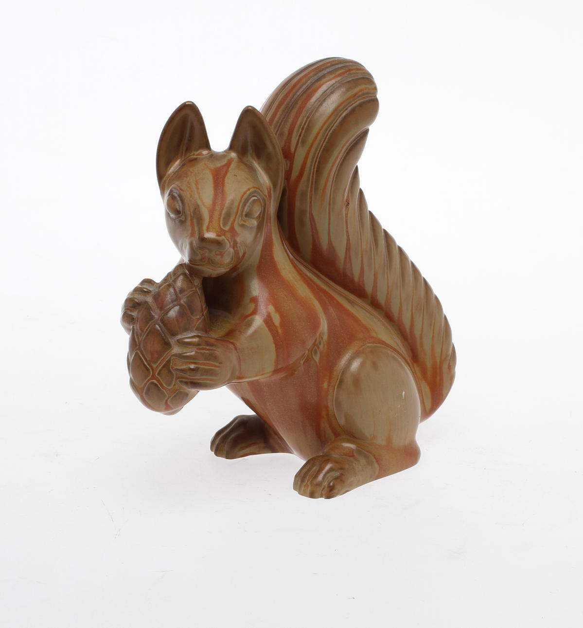 FIGURIN, Ekorre, stengods, Gunnar Nylund, Rörstrand.