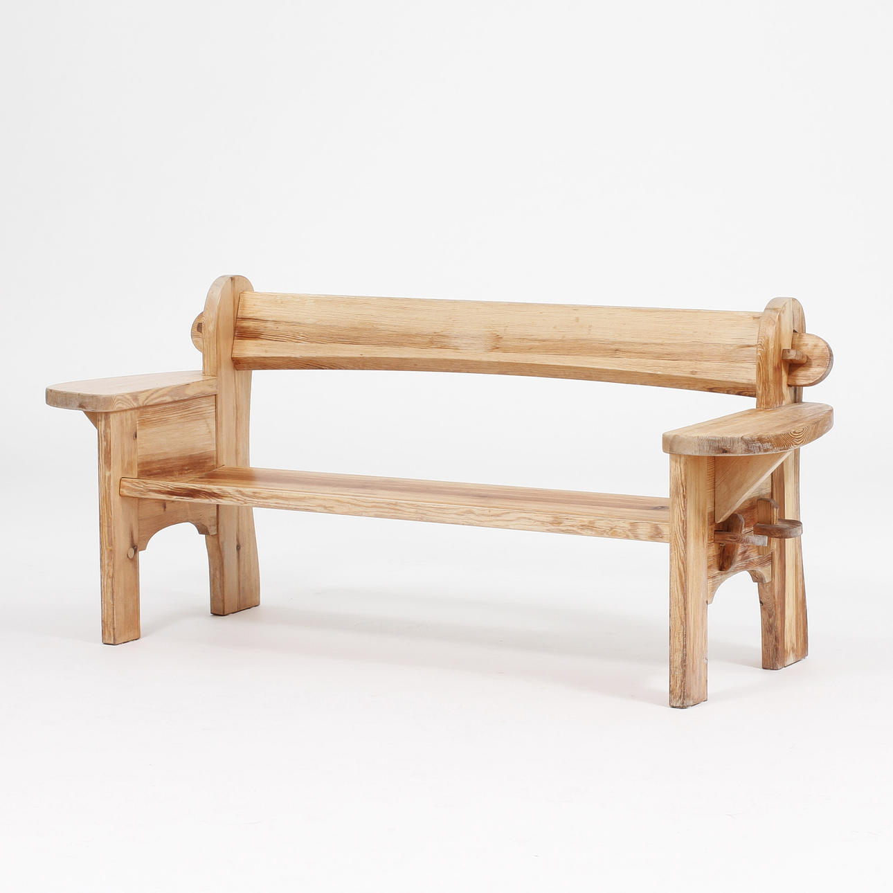 DAVID ROSÉN. Soffa "Berga", lackad furu. Nordiska Kompaniet 1940-tal.