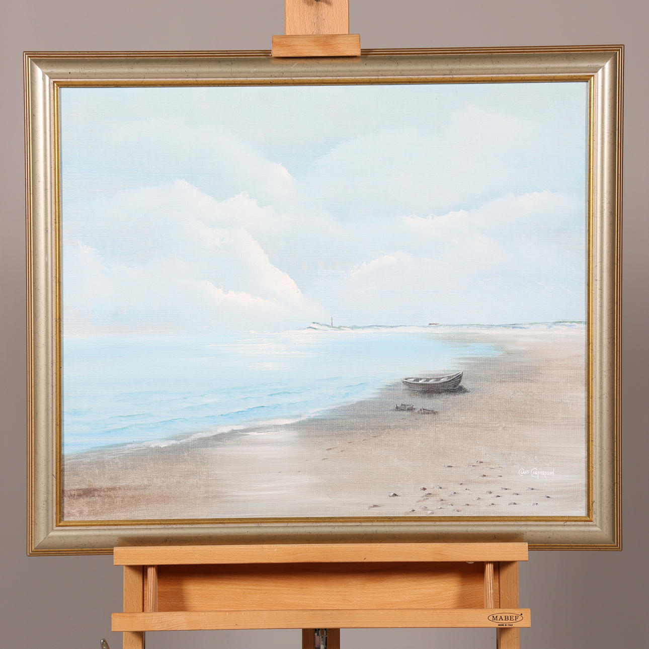 CLAES CASPERSSON. OLJA PÅ DUK, signerad.