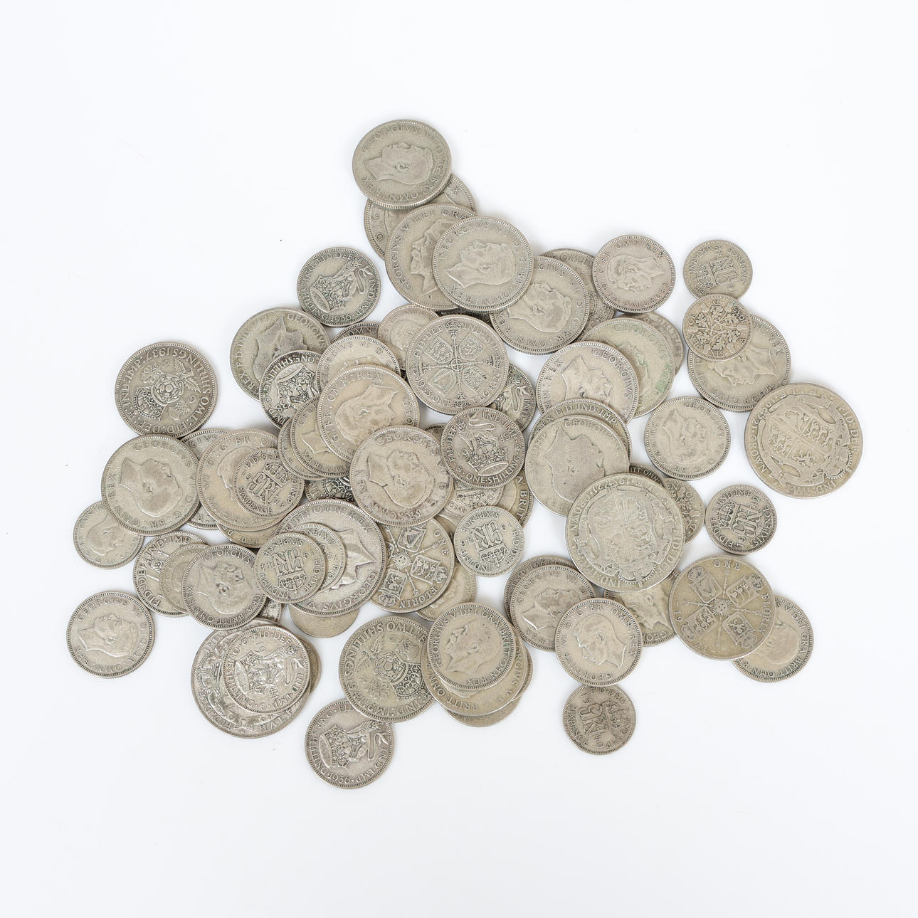 SAMLING AV SILVERMYNT FÖRE 1947.