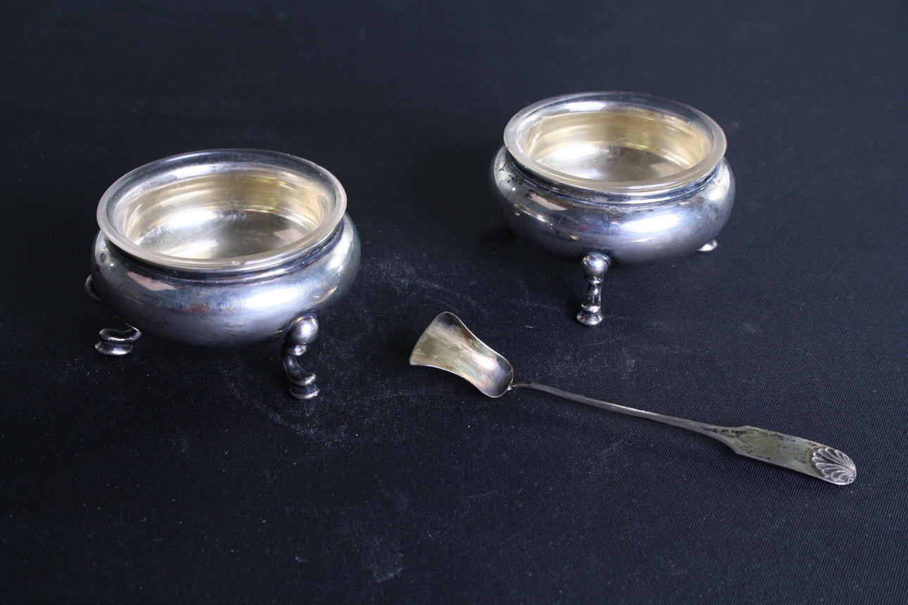 SALTKAR, 1-par, F.G , Sked BES, silver.