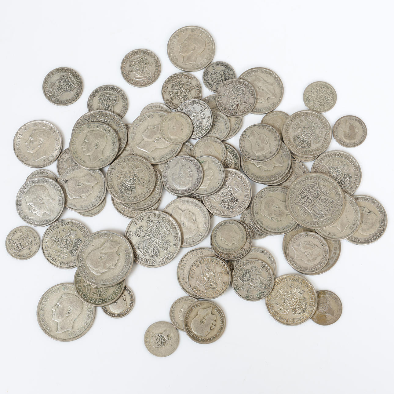 SAMLING AV SILVERMYNT FÖRE 1947.