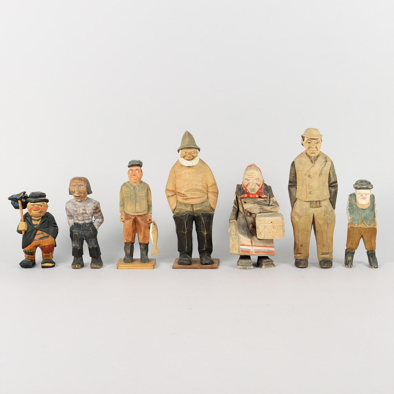 TRÄFIGURER 7 stycken.