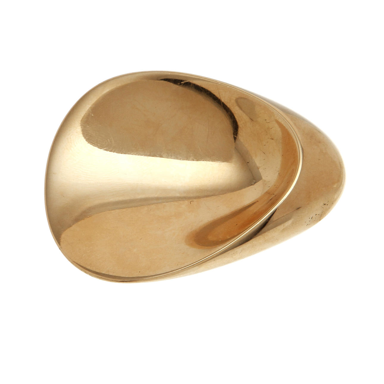 BROSCH, 18K rödguld, #1328, designad av Nanna Ditzel ca 1960 för Georg Jensen. Vikt 26,8 g.