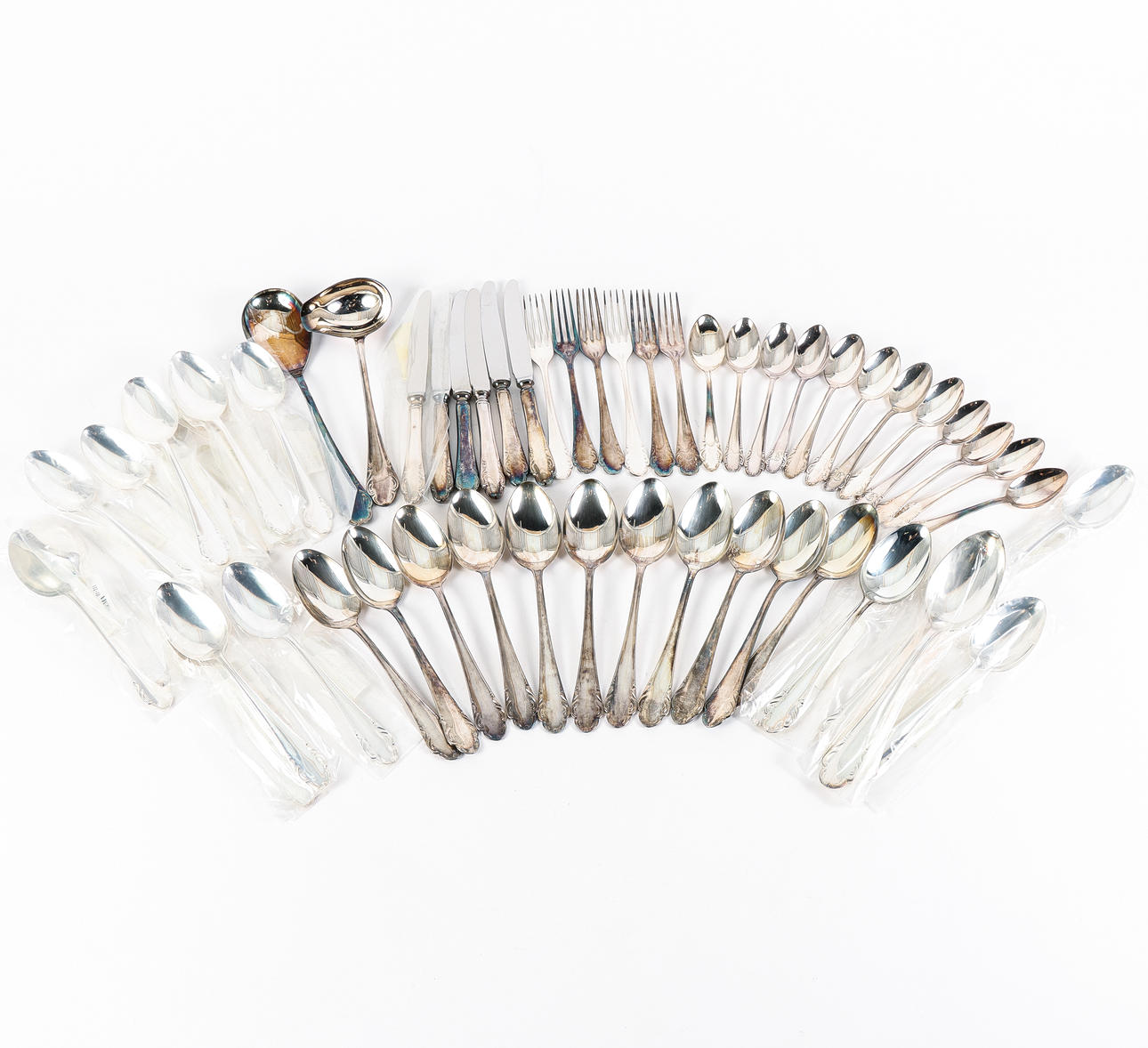 BESTICKSERVIS 136 delar silver, modell Haga, Mema.