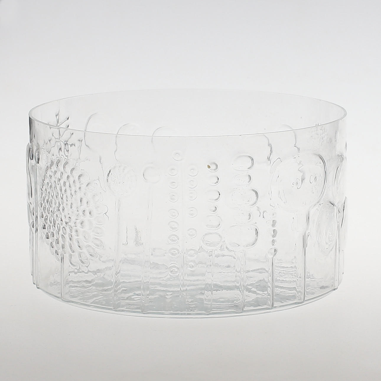 SKÅL, glas, "Flora", Oiva Toikka, Nuutajärvi, 1900-tal.