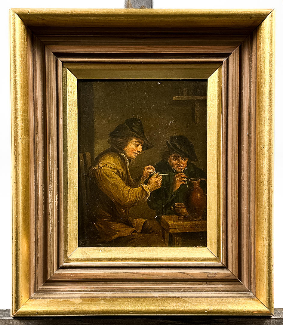 Unknown artist, OIL ON PANEL, signed, 19th century. Art - Paintings ...