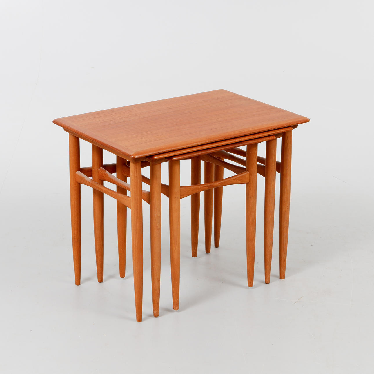 A set table, three pieces, Denmark, 1950s/60s.