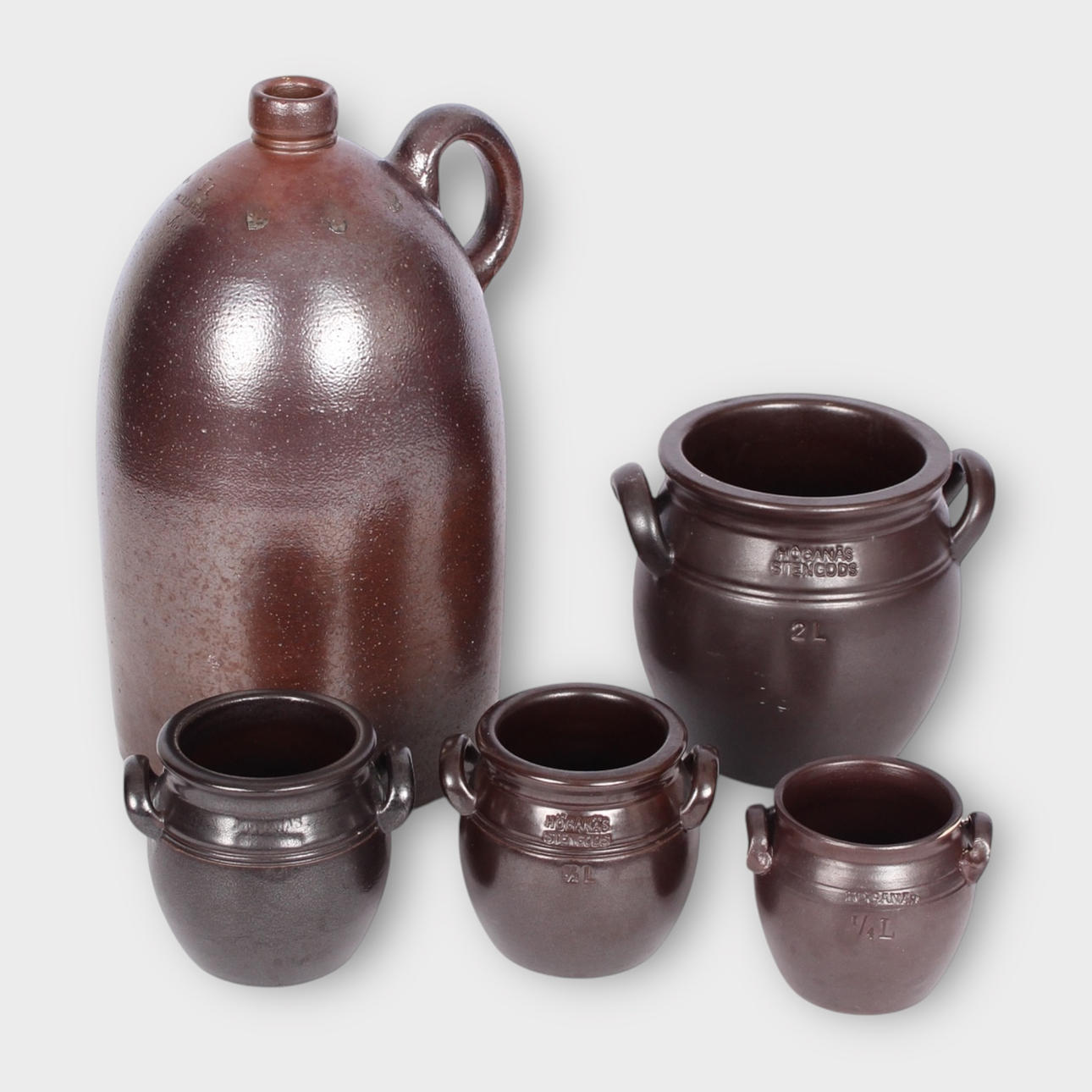 KRUS, et parti. 5 stk. Høganäs.