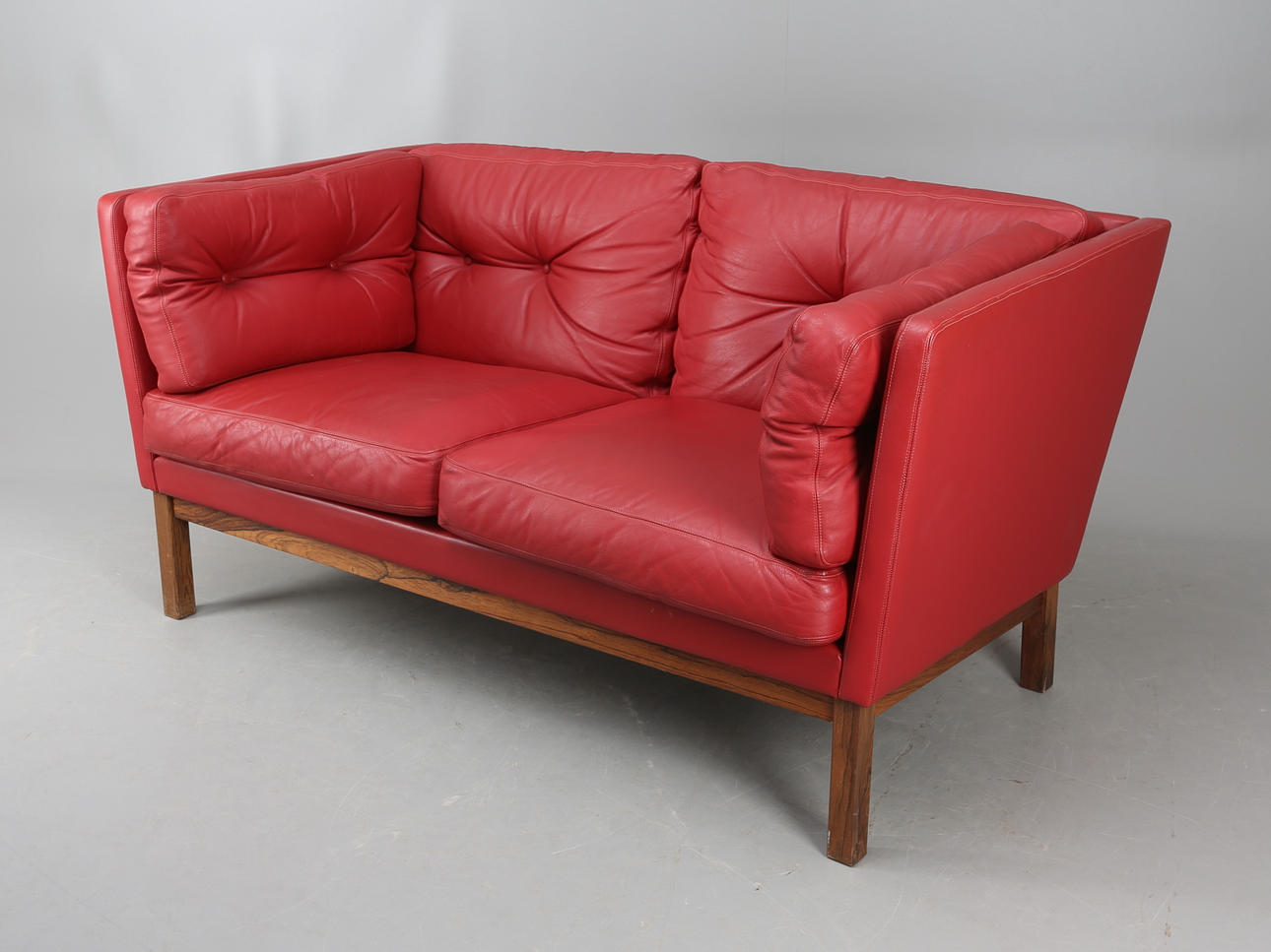 SOFFA, skinn, 1960-tal.