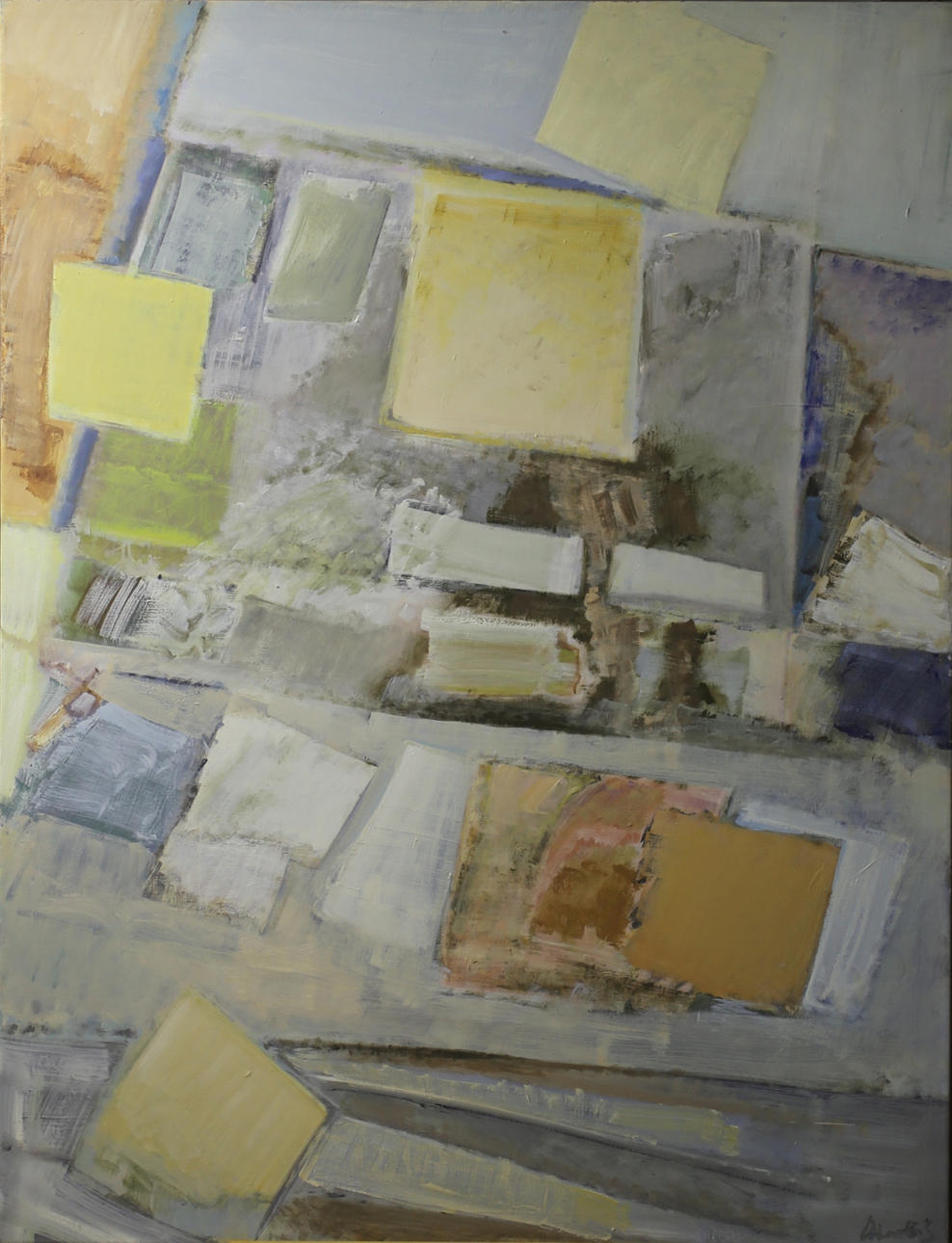 BRUNO MERBITZ, PROF. (1918 BERLIN 1997). abstrakt sammansättning.