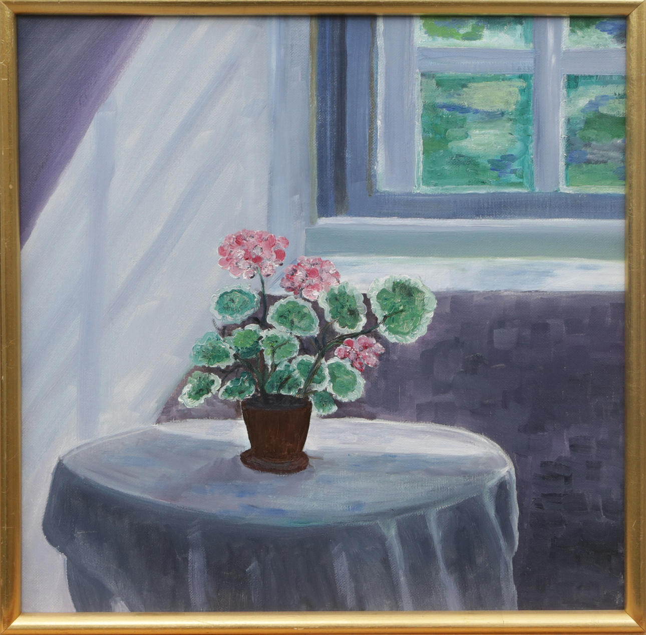 OKÄND KONSTNÄR. OIL, on panel, interior motif, unsigned.