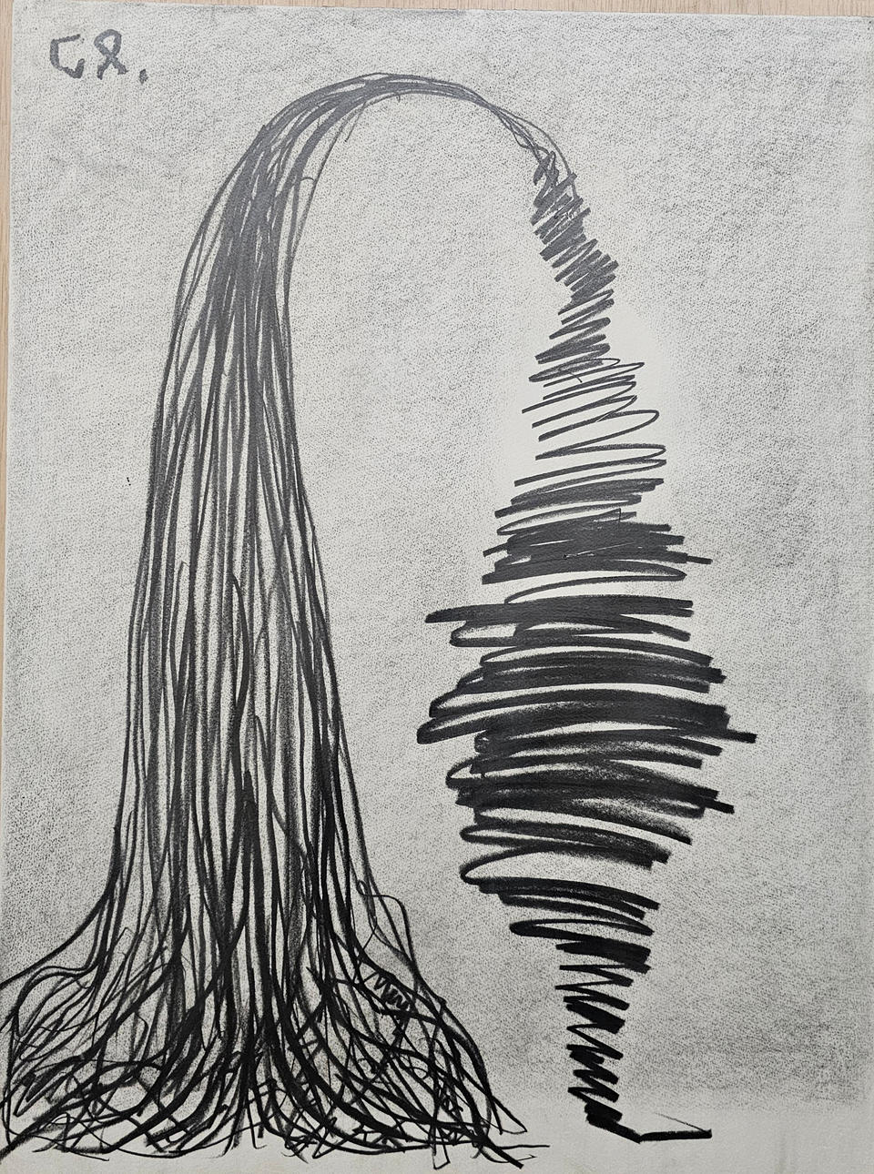 JOAN CRUSPINERA. BUNTSTIFTE AUF PAPIER.