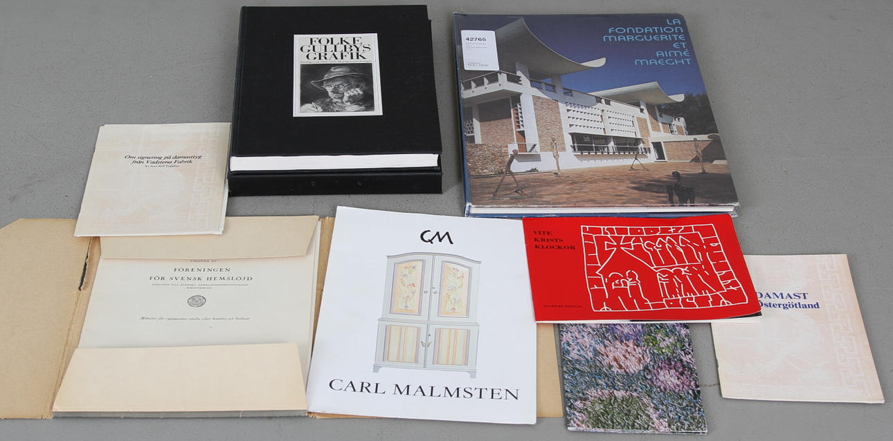 MÖNSTERBLAD och KONSTBÖCKER mm.