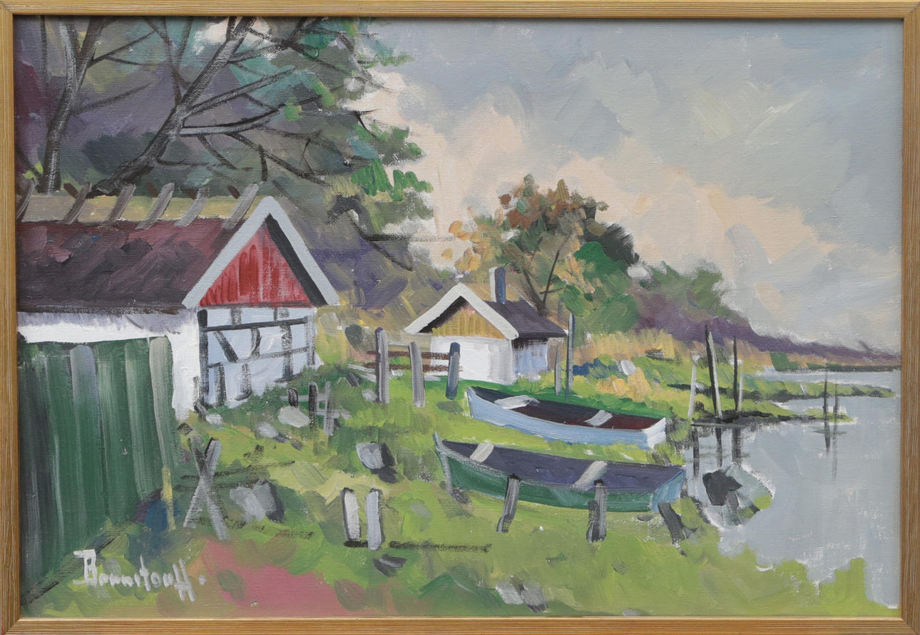 OIDENTIFIERAD KONSTNÄR. OIL, on canvas, signed.