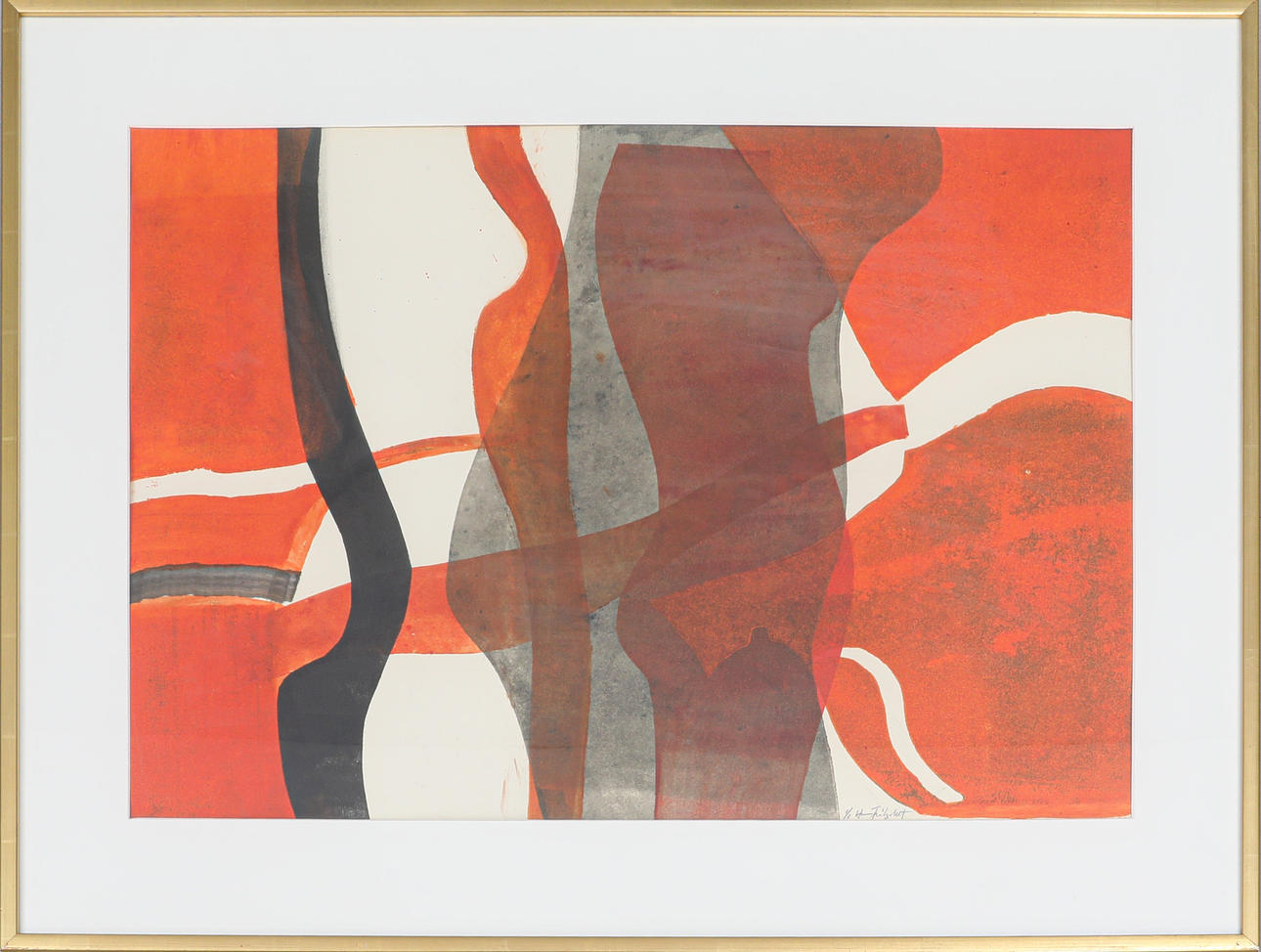 HANS FRITZDORF. lithograph, signed, numbered 1/1.