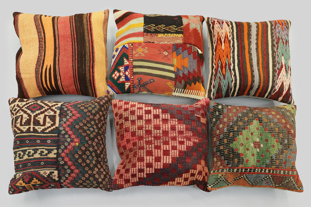 PILLOWS, 6 pcs, Kelim.