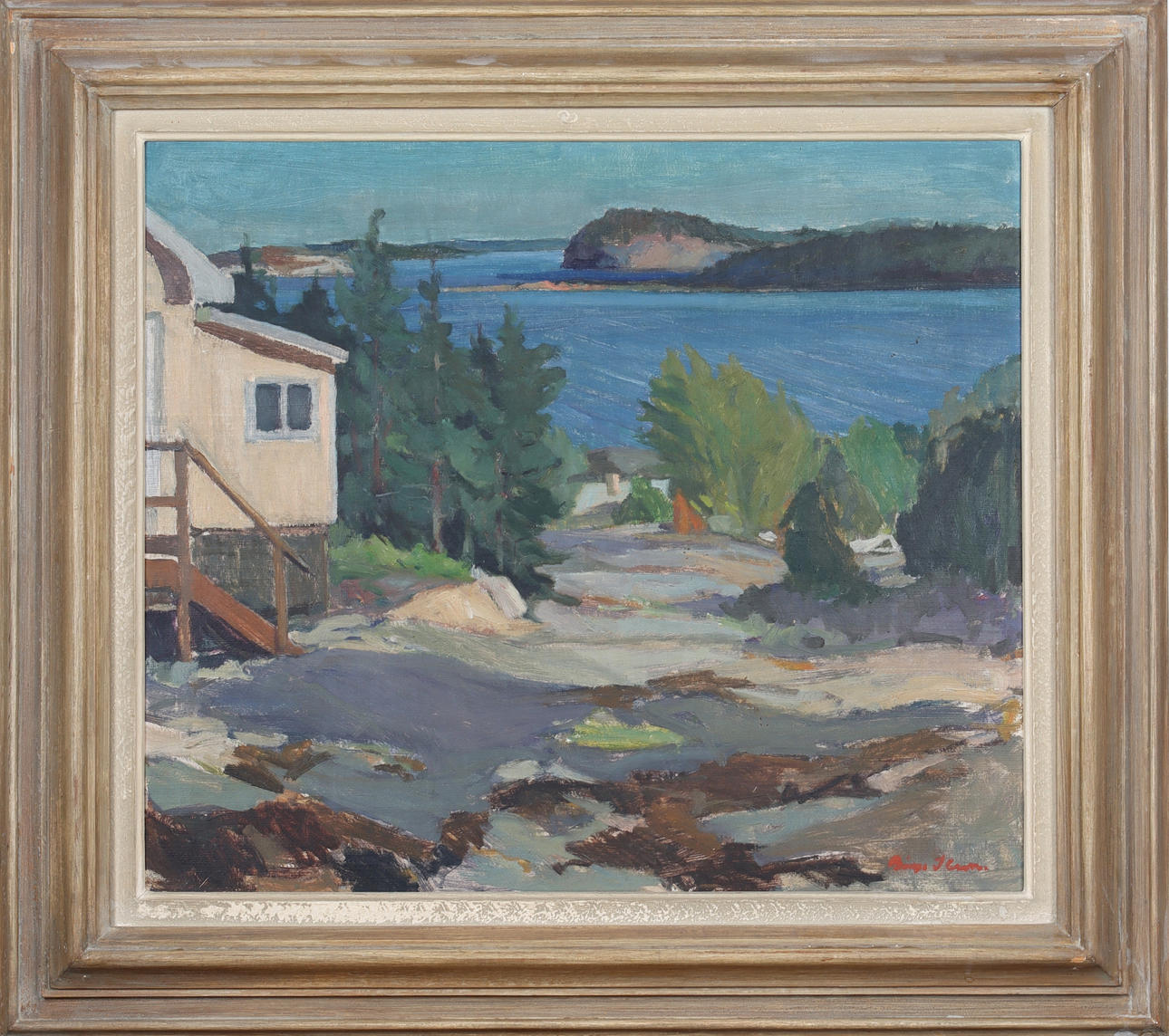 BØRGE IBSEN. Kolding, oil on canvas, signed.