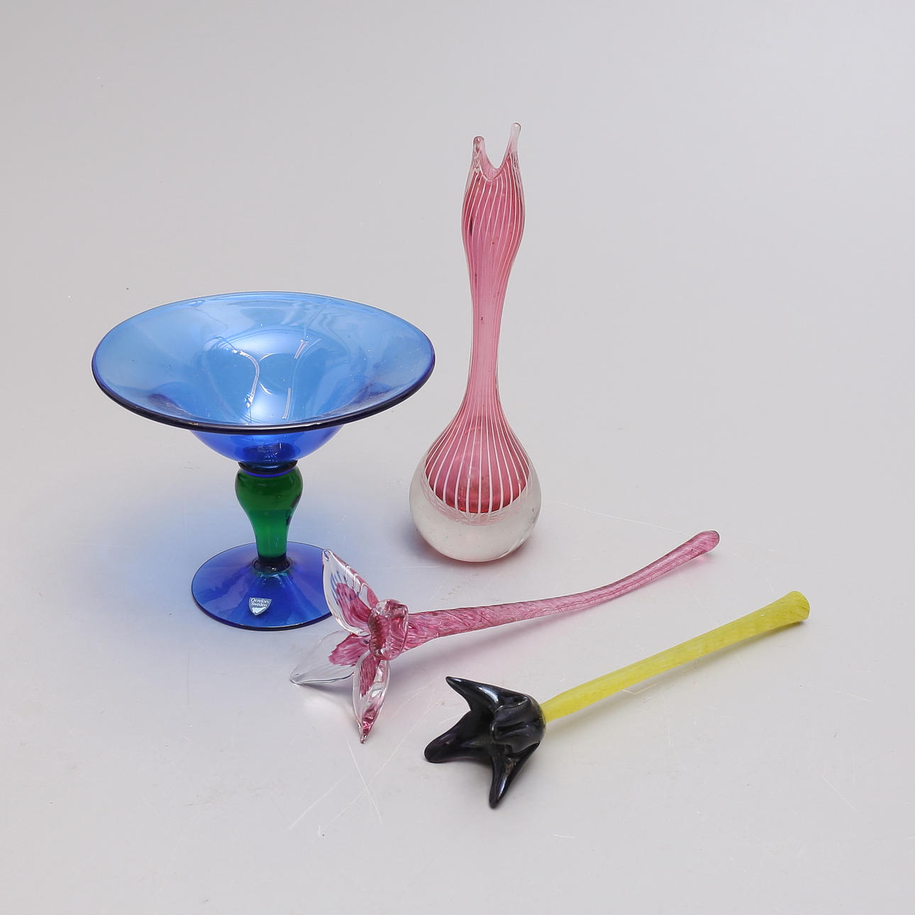 Kunstglas, 4 dele, „Louise“, Orrefors.