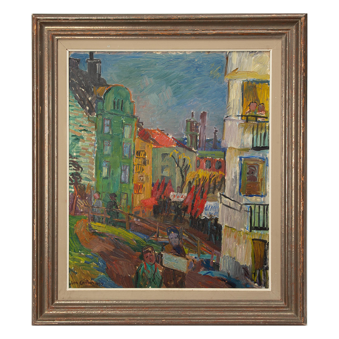 JOHN CARLSSON. Oil on panel, signed and dated 1950.