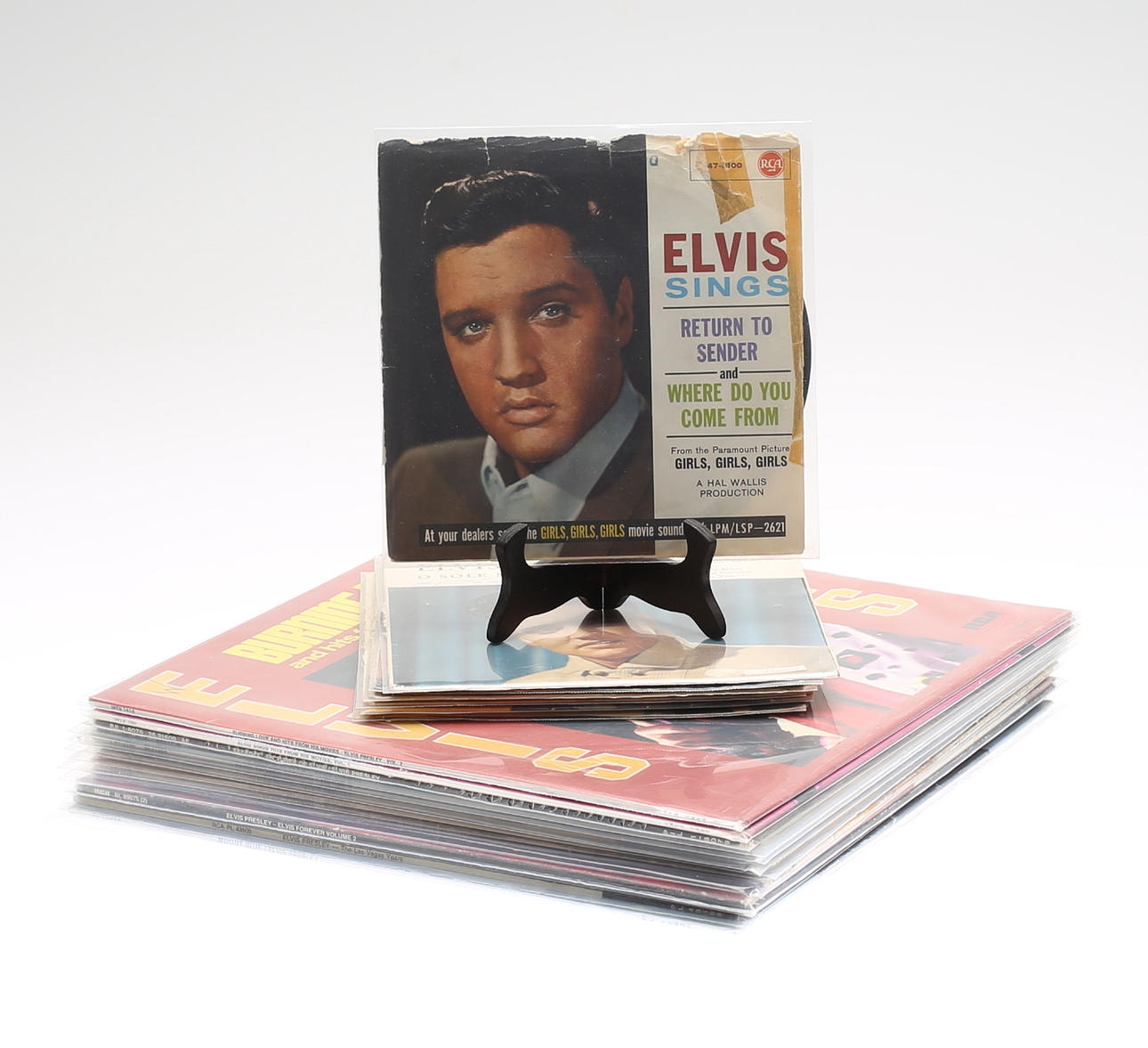 PARTI LP-SKIVOR, 21 st, Elvis Presley.