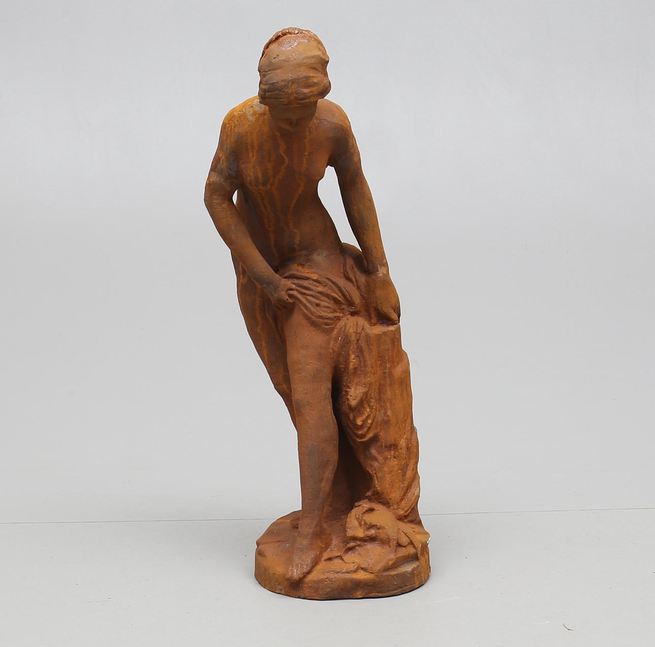 TRÄDGÅRDSSKULPTUR, gjutjärn, 2000-tal.