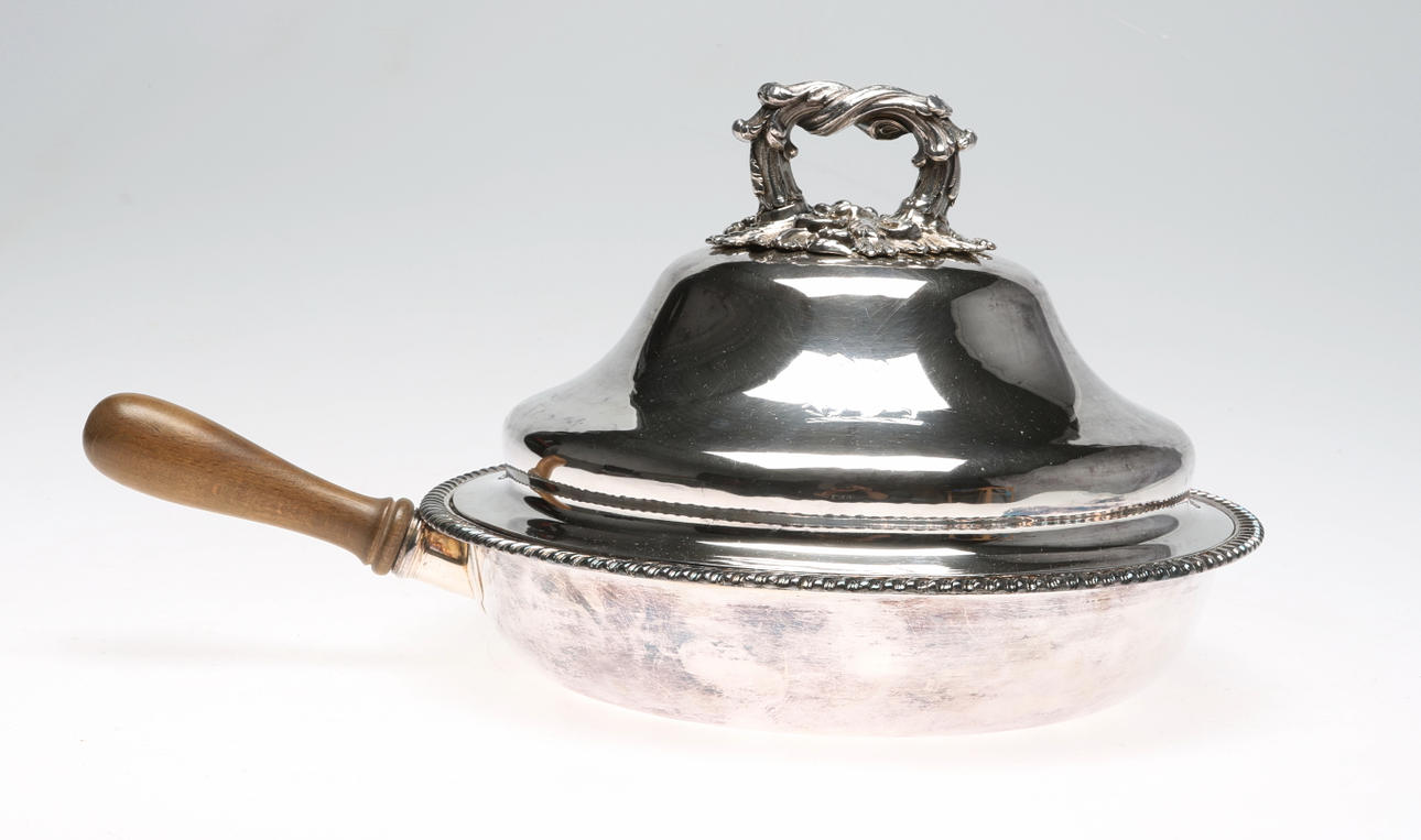 KAROTT med LOCK, Sheffield Plate, T & J. Creswick, tidigt 1800-tal.