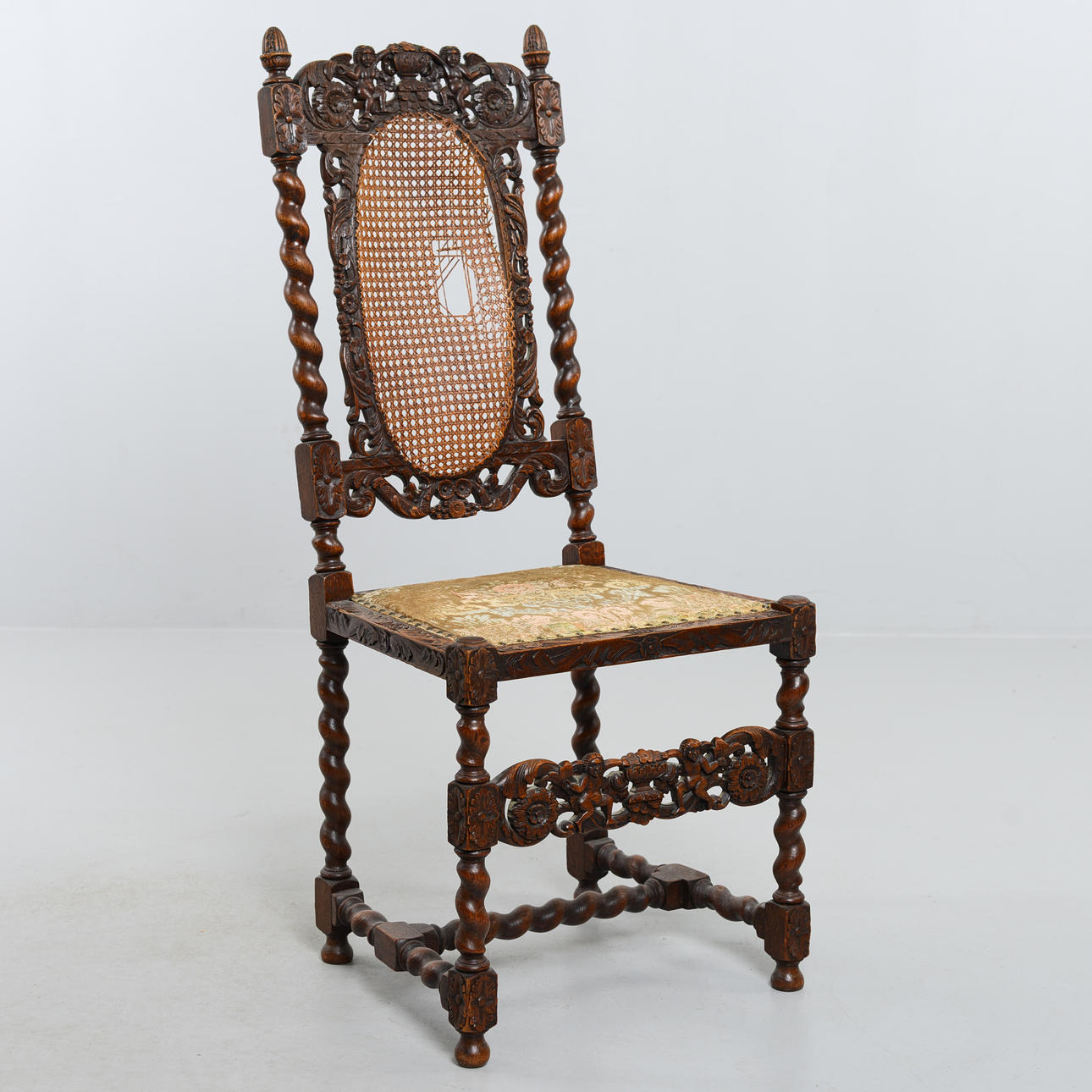 Una silla barroca, siglo XIX.