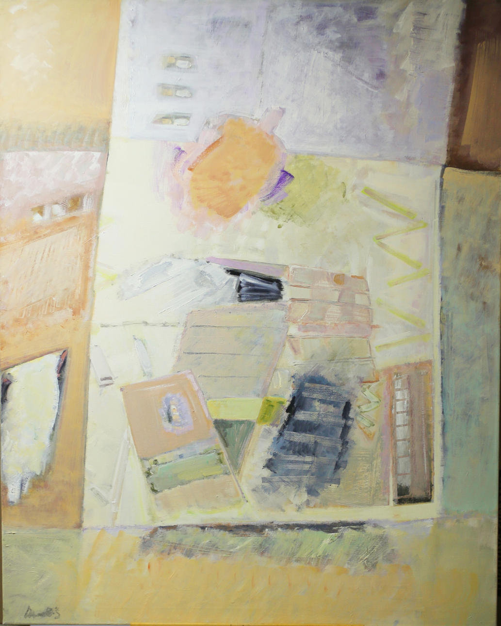 BRUNO MERBITZ, PROF. (1918 BERLIN 1997). Abstrakt komposition.