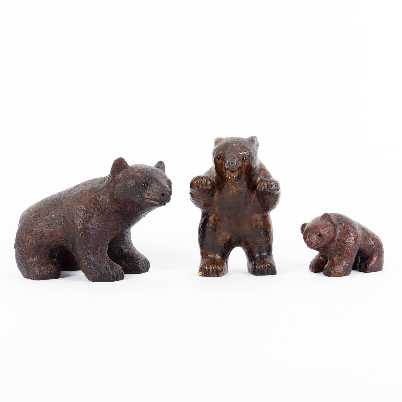 BJÖRNAR 3 stycken, Carl Roos Hammerdal.