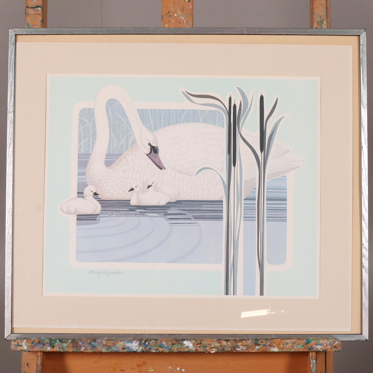 HARRY WYSOCKI. LITHOGRAPHY, signed in print.