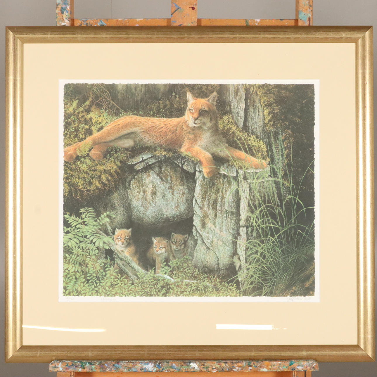 HAG-HANS ENGSTEDT. LITHOGRAPHY signed and numbered.