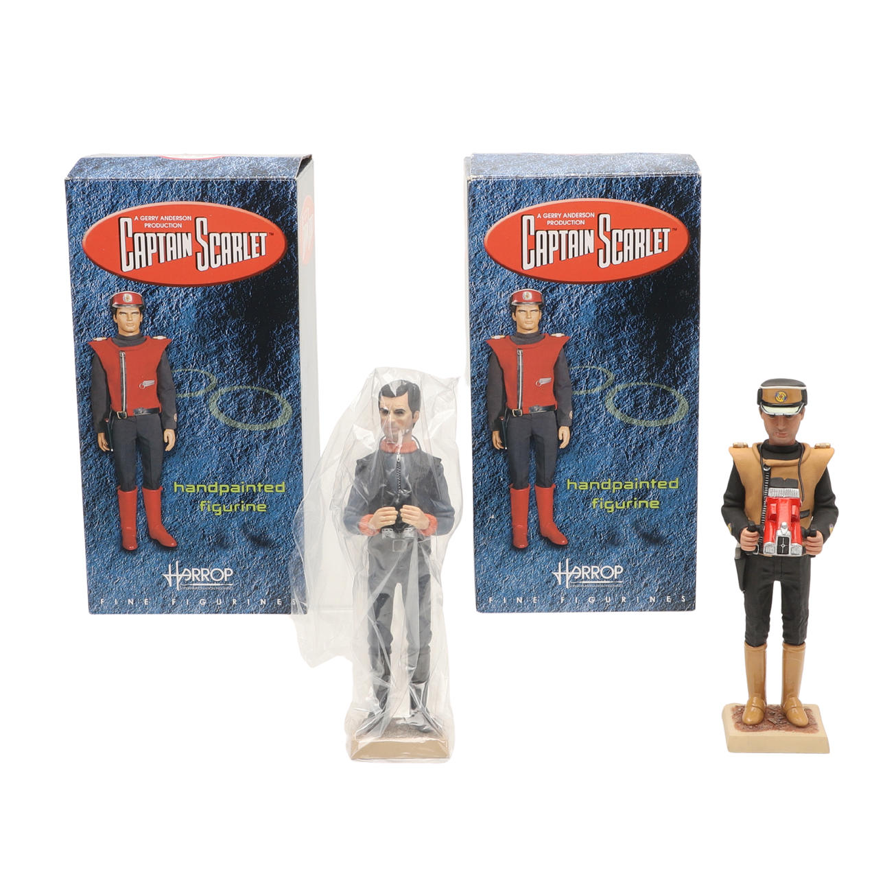 CAPTAIN SCARLET FIGURES BY ROBERT HARROP.
