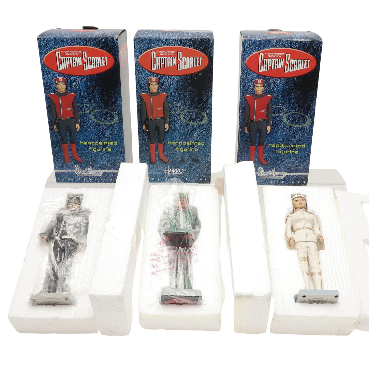 FIGURAS DE CAPITÁN ESCARLATA DE ROBERT HARROP.