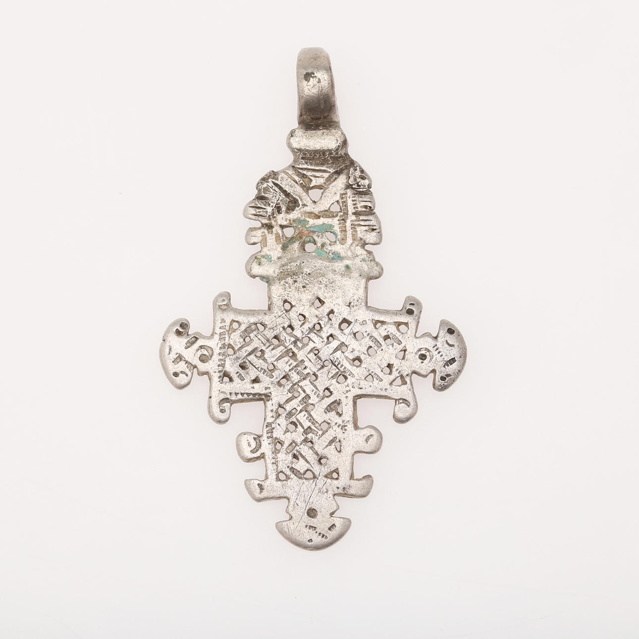 HÄNGE, Antikt Koptiskt kors, silver.