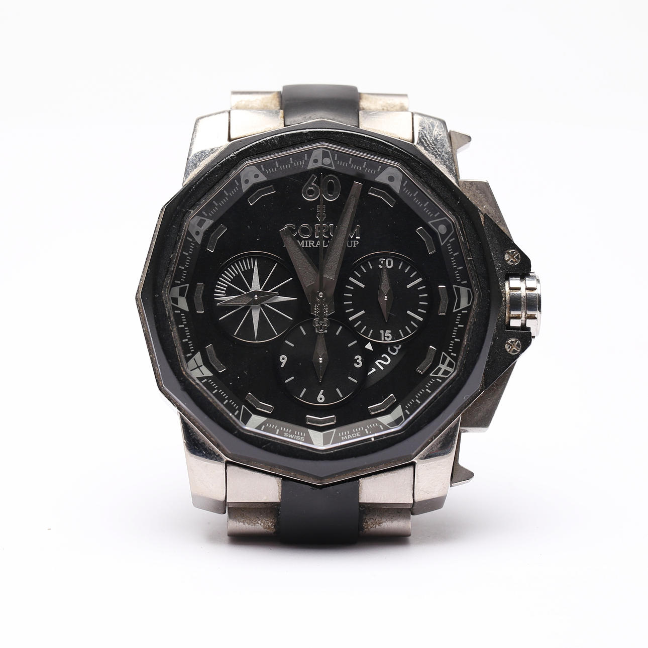 HERRARMBANDSUR, Corum, kronograf, Admirals Cup.