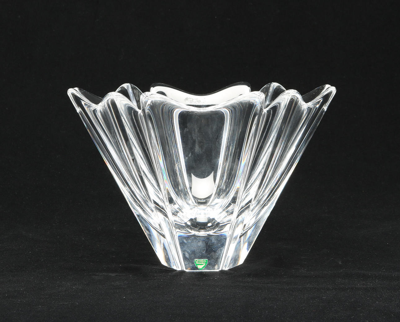 SKÅL, glas, "Orion", Lars Hellsten, signerad.