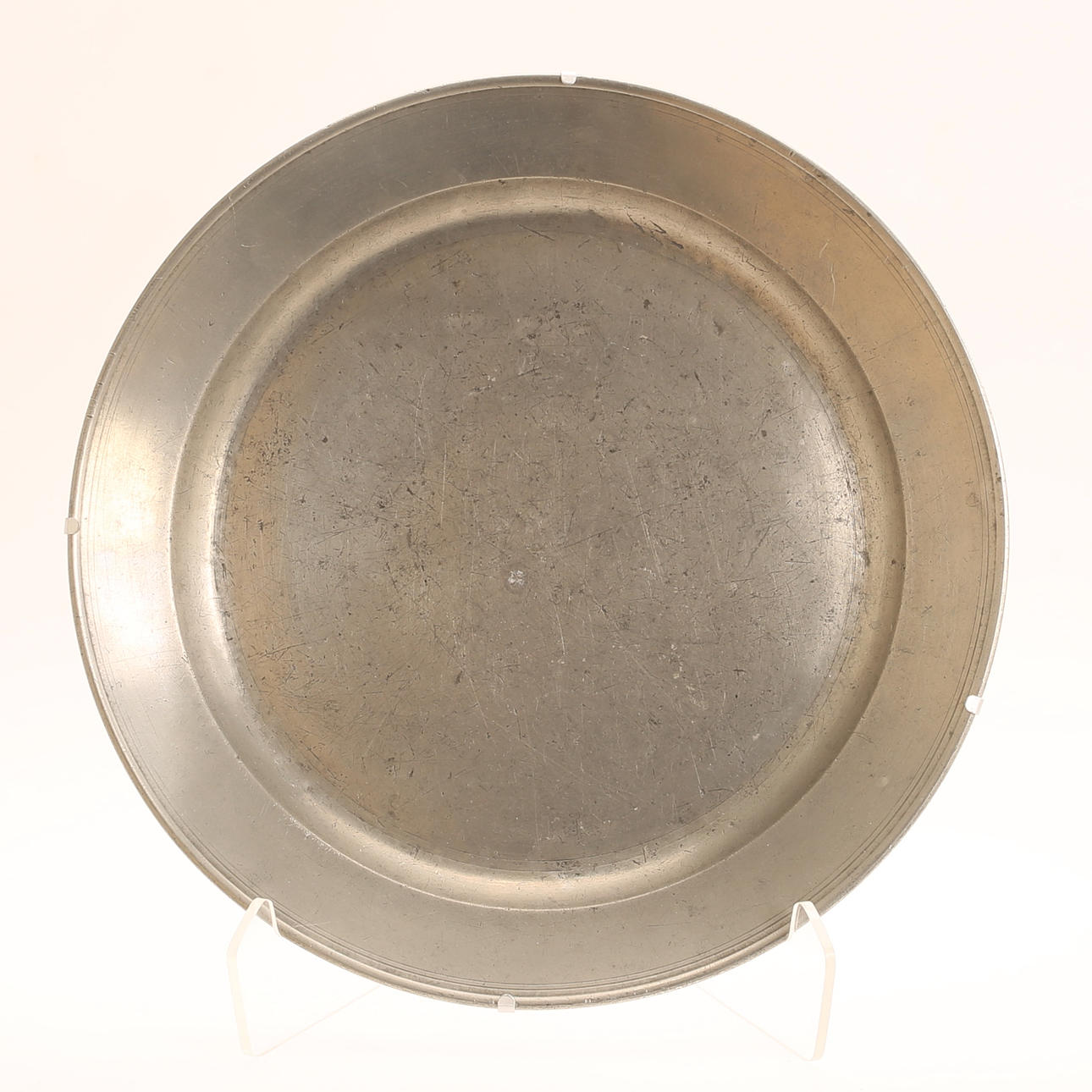 Eine Blechschale aus dem 18. Jahrhundert, Norrköping.