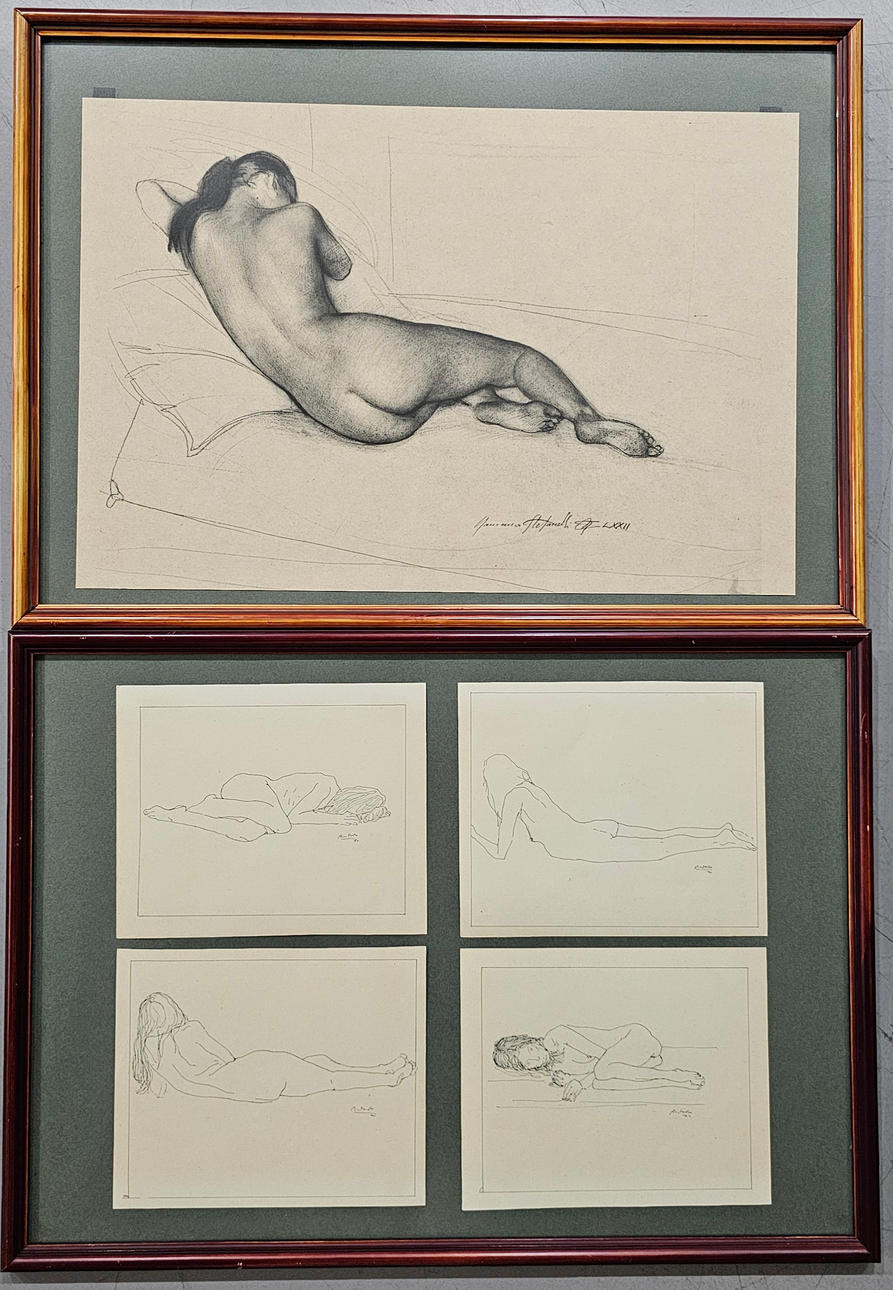 PAR RITNINGAR OCH TRYCK. AKADEMISK NAKENHET.