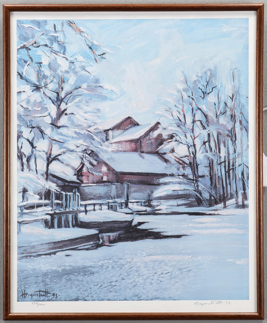 HÅKAN DEGERSTEDT ltiograph 334/500, signed -93.