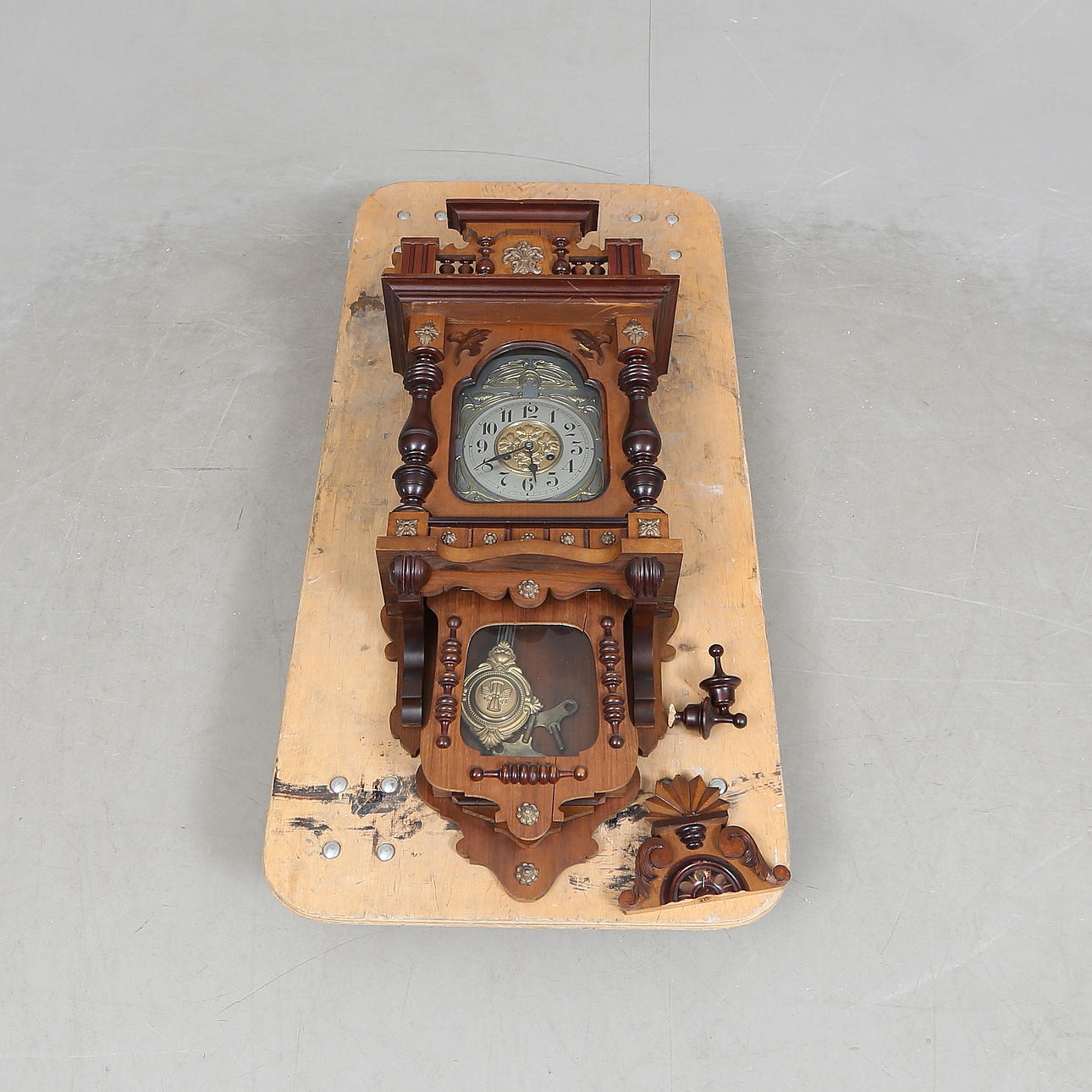 A 18th/20th century wall clock.