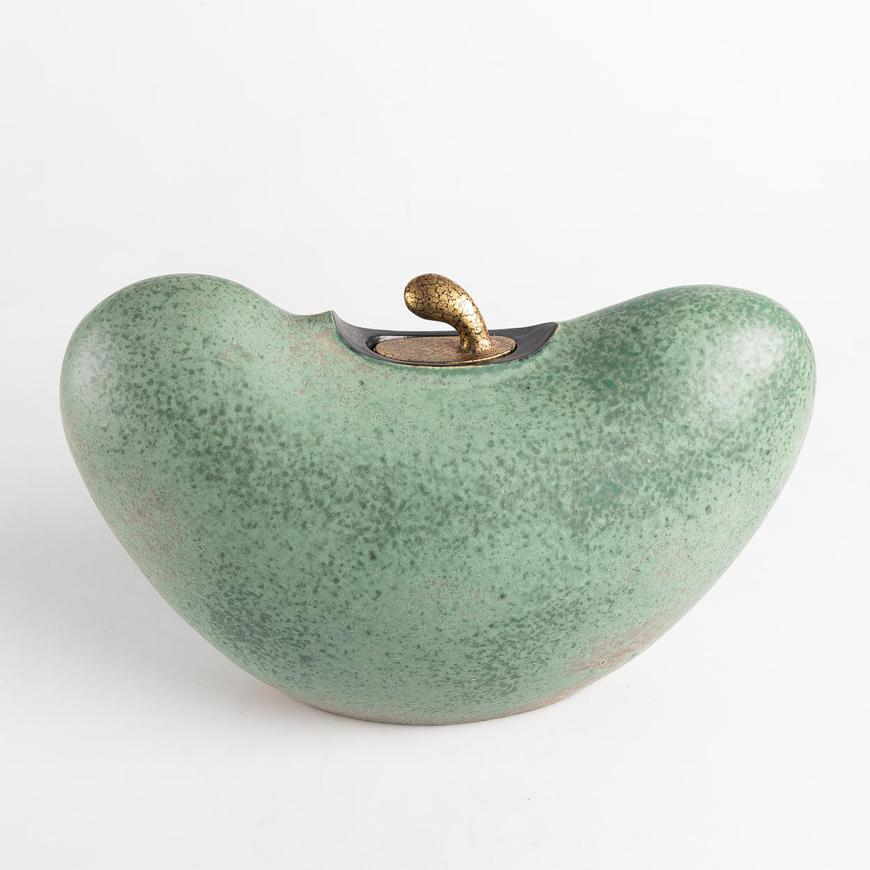 PAUL HOFF. Locker urn, unique, Gustavsberg, glazed stoneware.