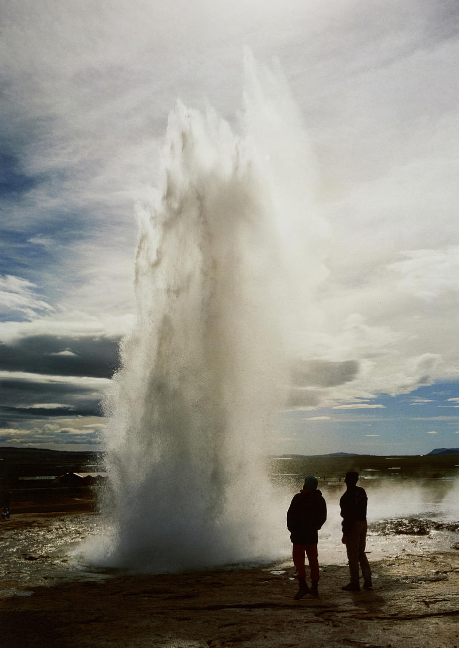 GUSTAV HANSSON (1920-2005), Geyser, C-print.