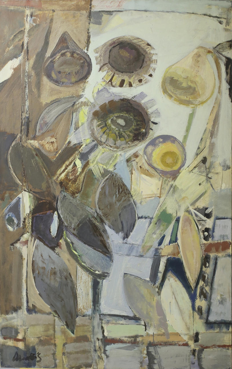 BRUNO MERBITZ, PROF. (1918 BERLIN 1997). stilleben av blommor.