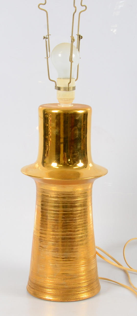 BORDSLAMPA, keramik, Italien, 1970-tal.