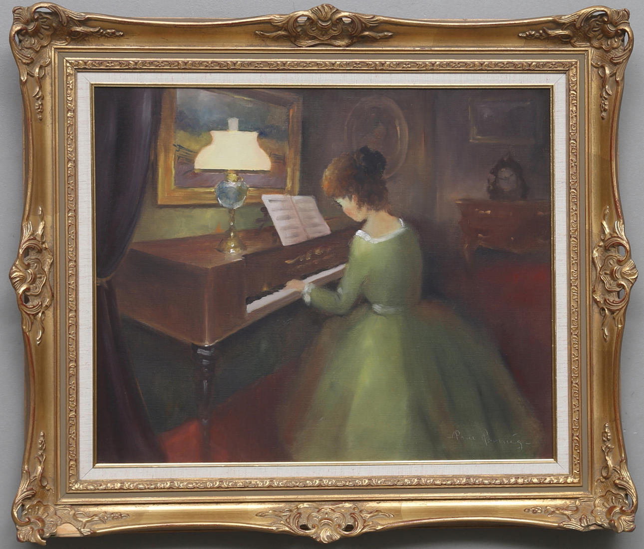 PAUL RAVNVIG. Olja på duk, signerad.